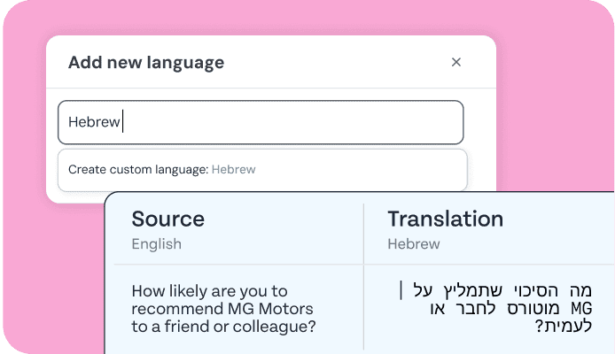 Traduction en langue native